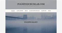 Desktop Screenshot of polisiyedurumlar.com